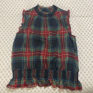 Christmas Plaid blouse - Jcrew, 4